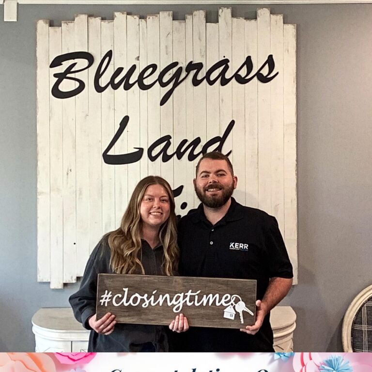 The day we closed on our house and became first-time homeowners! Elizabethtown, KY