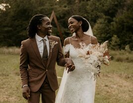 Durham, North Carolina outdoor bohemian wedding