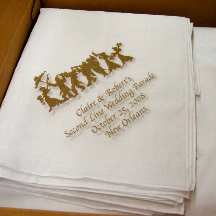 Second Line Handkerchiefs | Favors & Gifts - The Knot