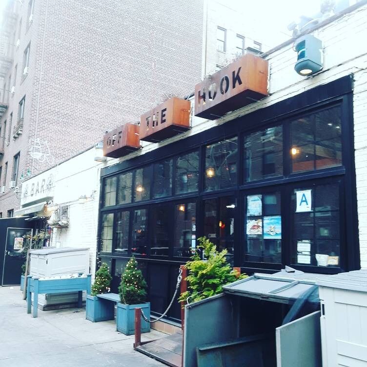 Our first date at Off the Hook in Astoria!  We had both recently been to Disney World and told tales of lines and Star Wars.