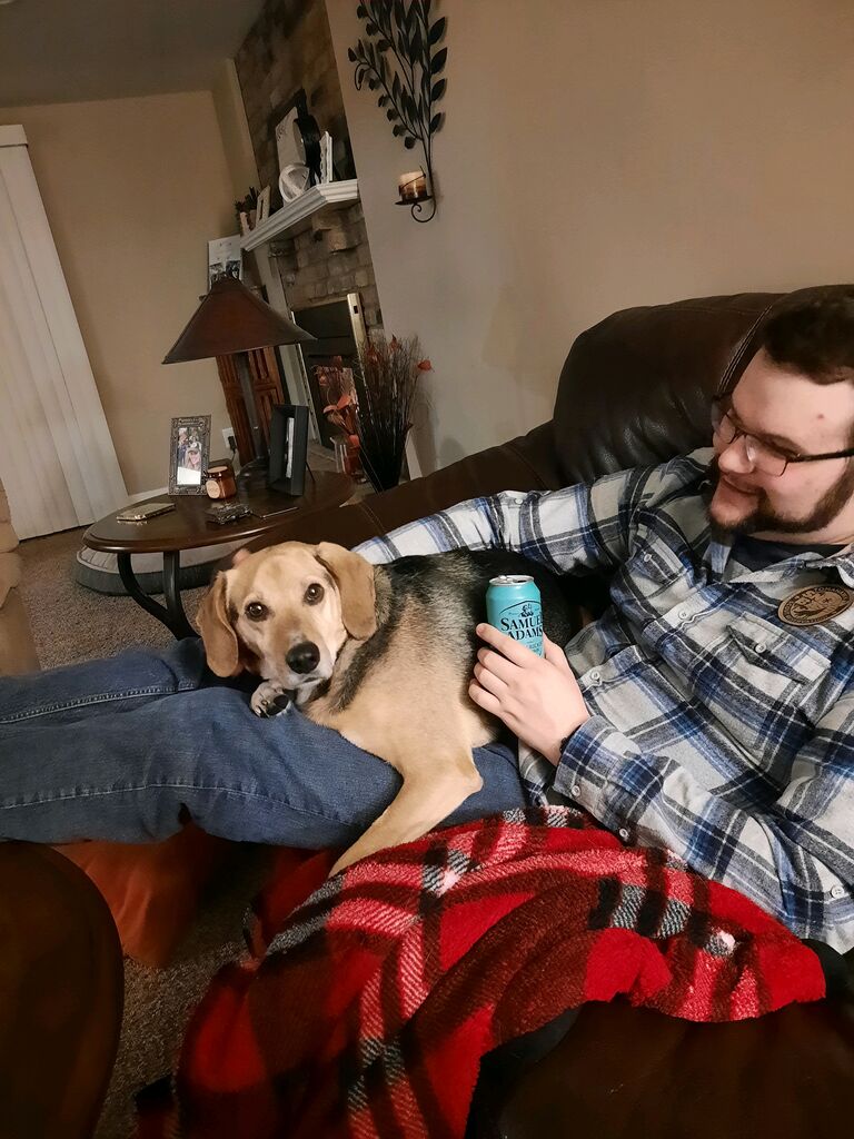 David and Summit met for the 1st time. Summit it loved him immediately