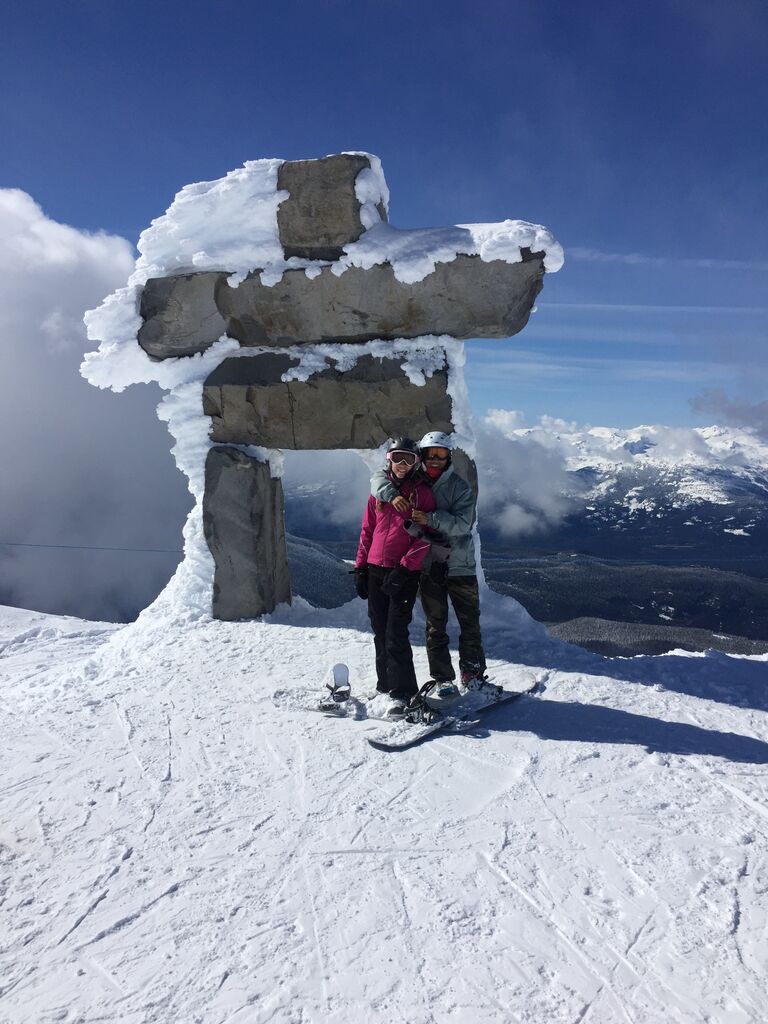 Jack thought Big Bear was a huge snowboarding mountain... until Michelle brought him to Whistler, BC. This was the first trip of many!