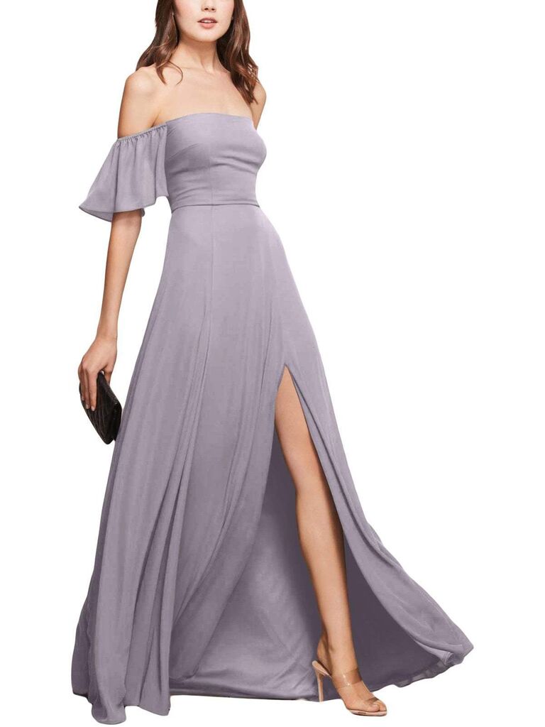 Dusty lavender 2024 bridesmaid dresses