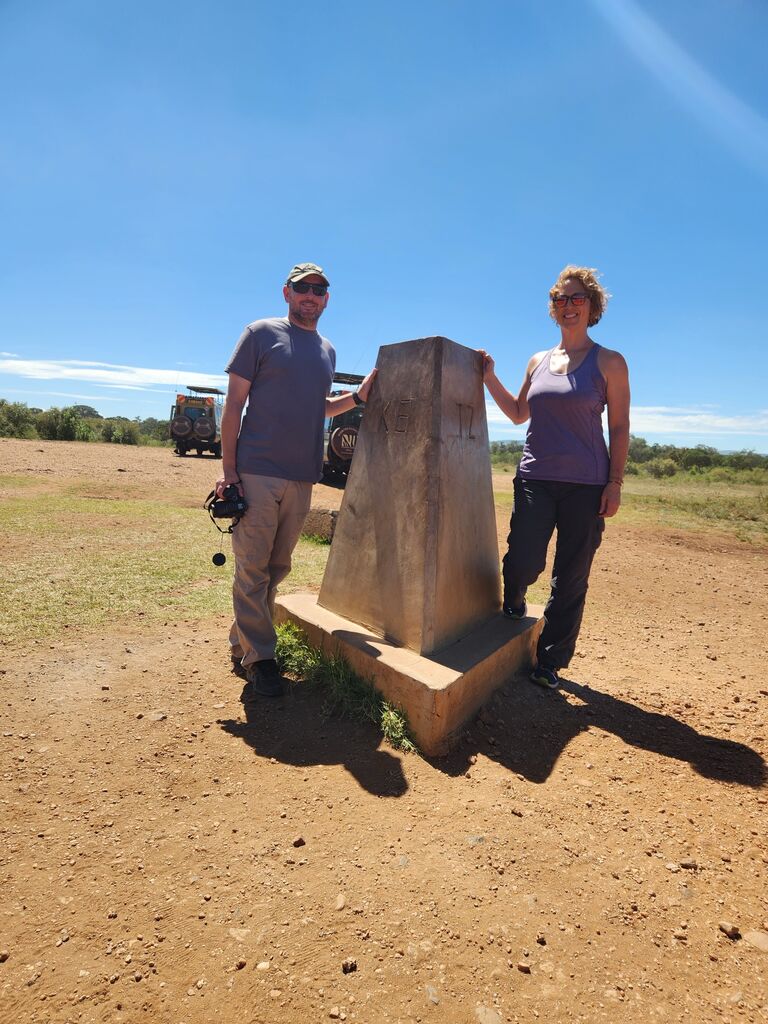 Border of Kenya and Tanzania