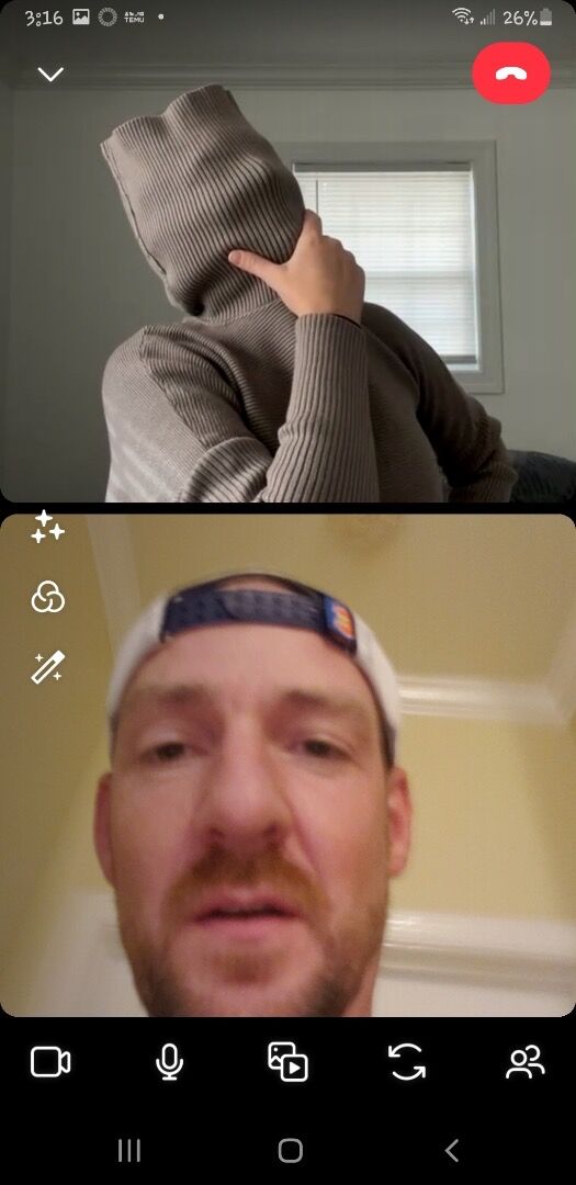 Losing our minds over having to do video chats...