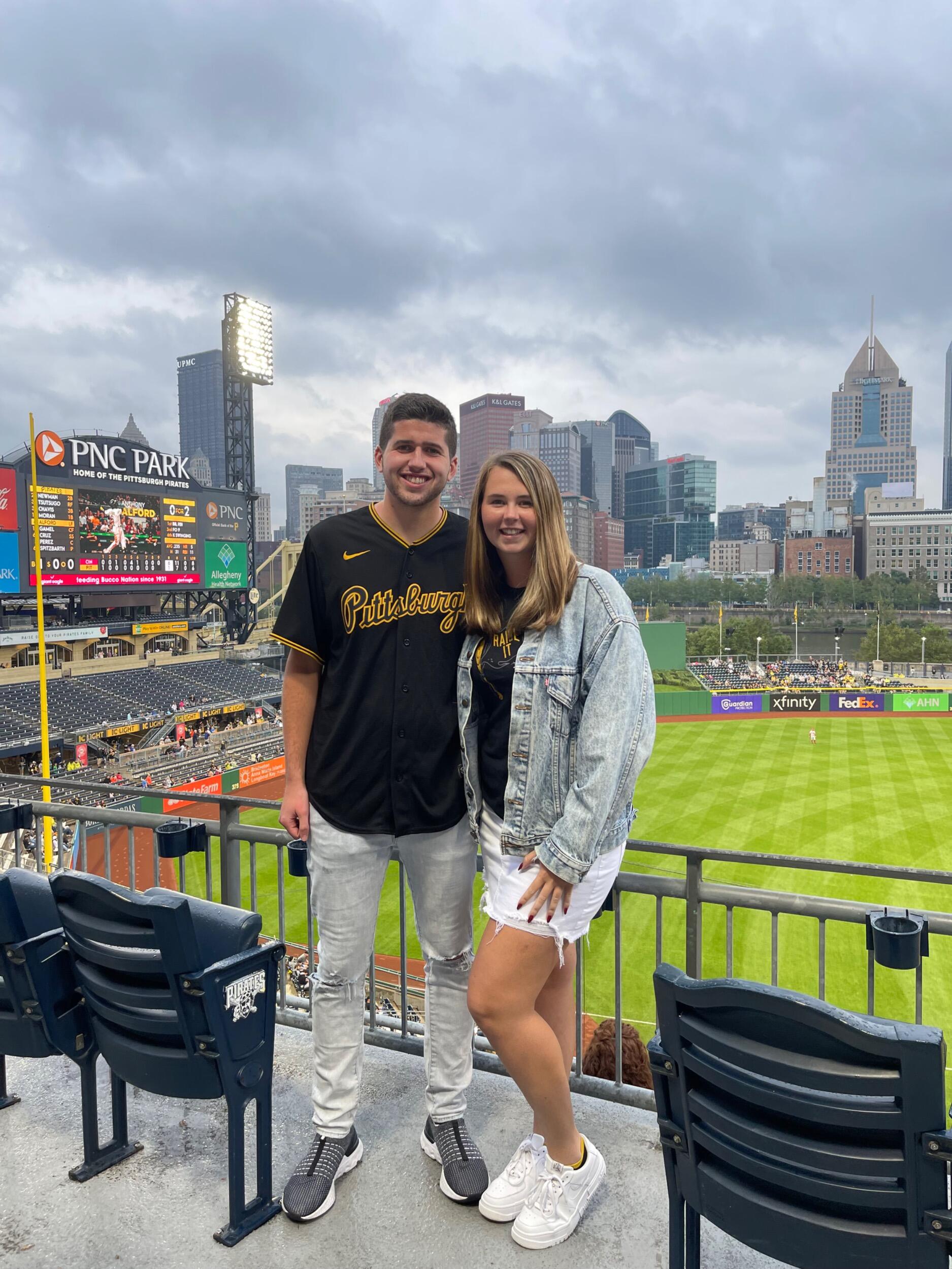 Of course, our first Pirates game as well. 