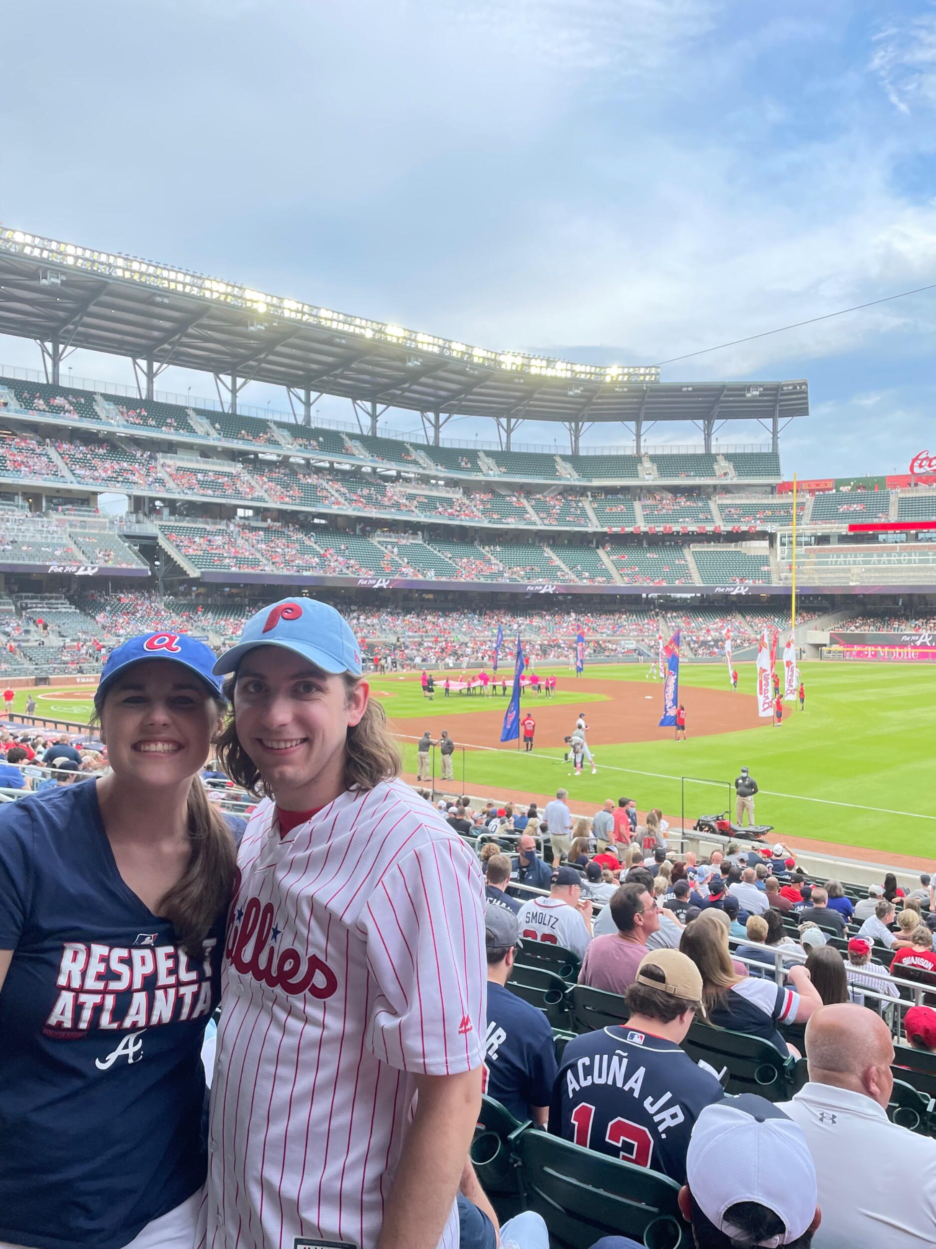 Our first Baseball game - Truist Park