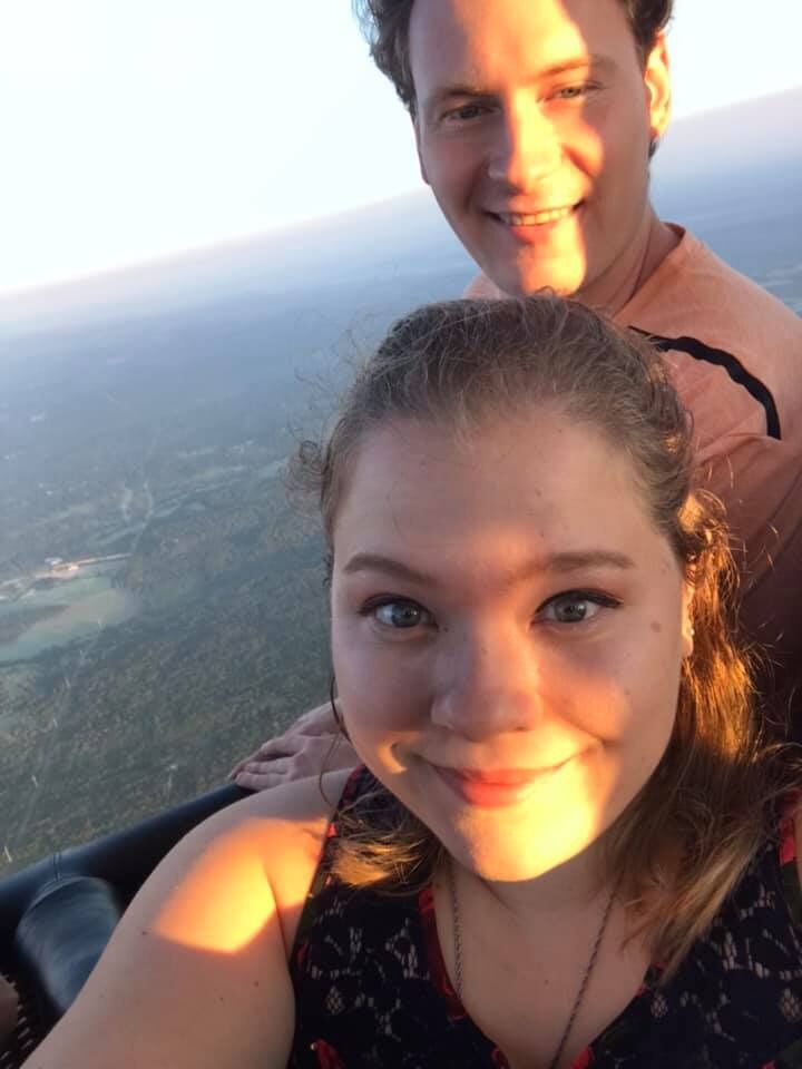 We went on a hot air balloon ride adventure, and would totally do it again!!!