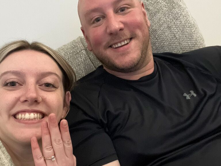 Our first time being engaged