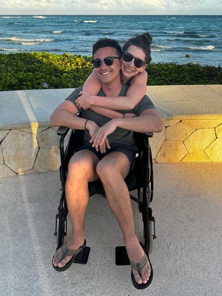 Trip to Mexico where Matt tore all the ligaments in his ankle