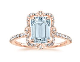 aquamarine engagement ring