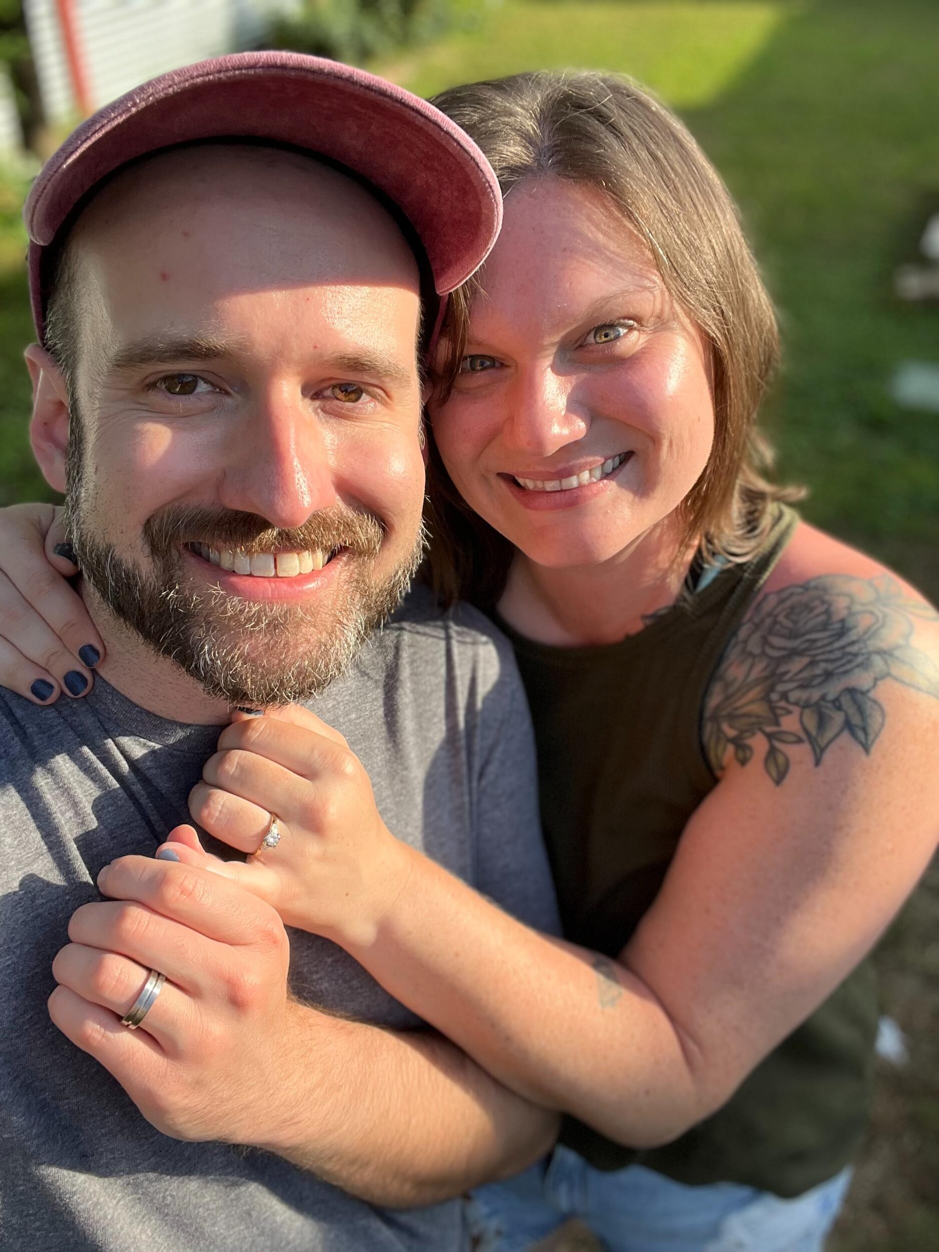 ENGAGEMENT IN THE BACKYARD!!!