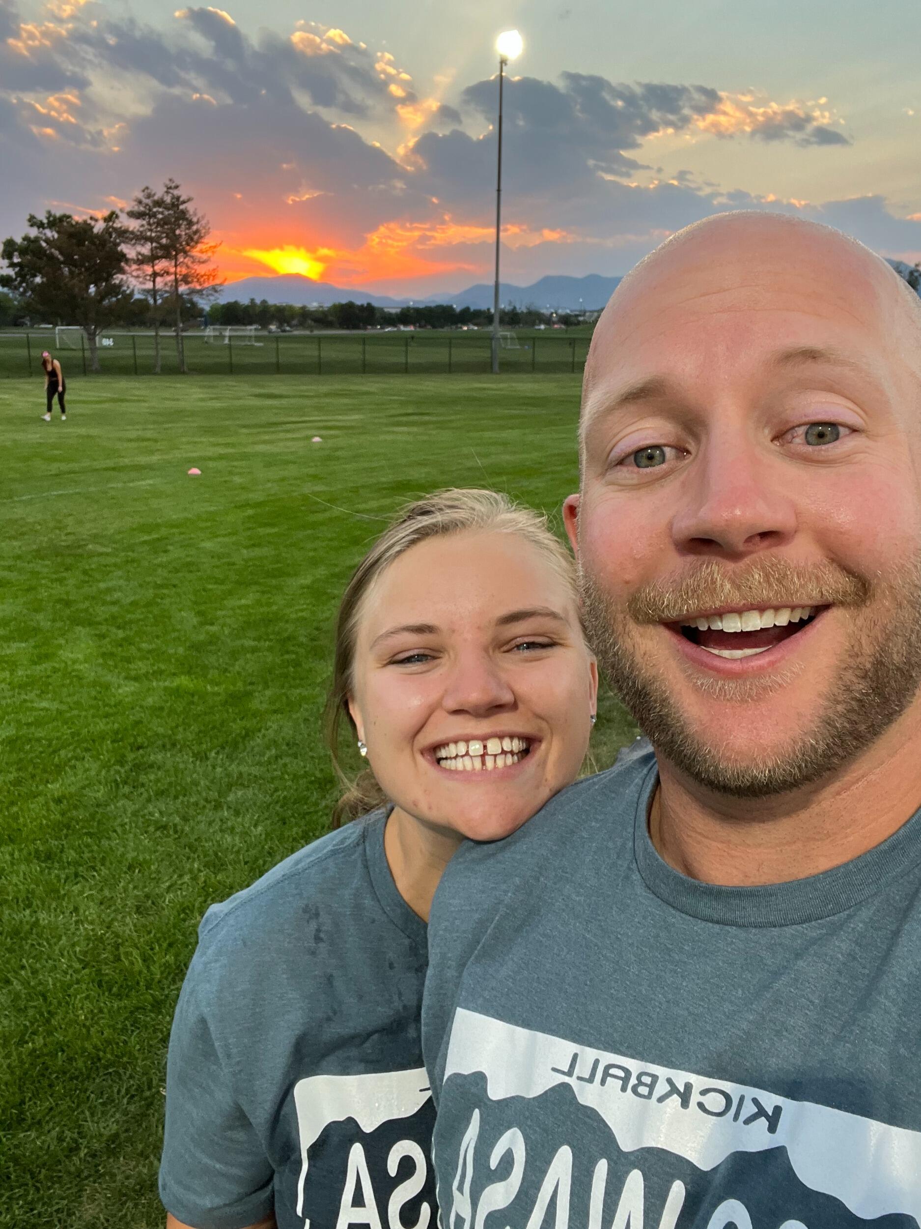 Met Playing Kickball
