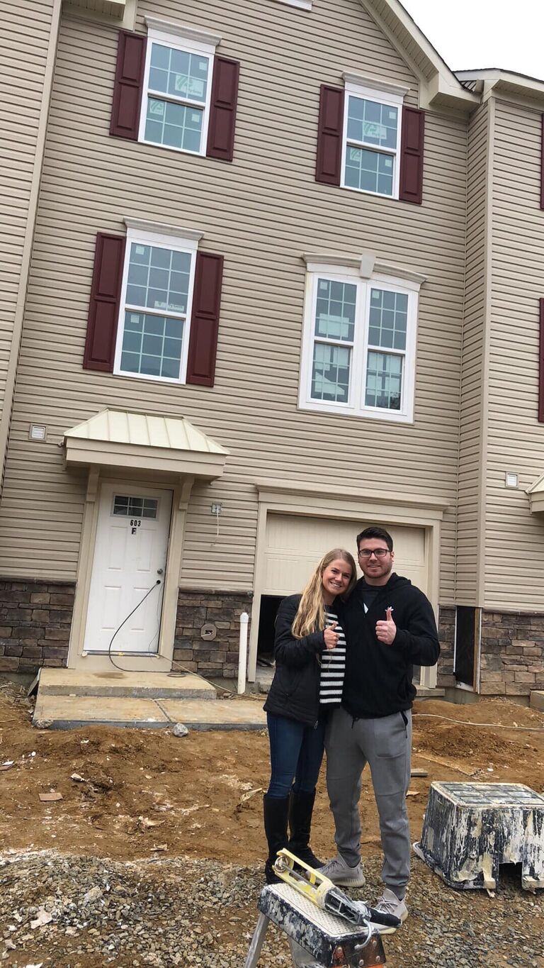 We moved into our new townhome together!