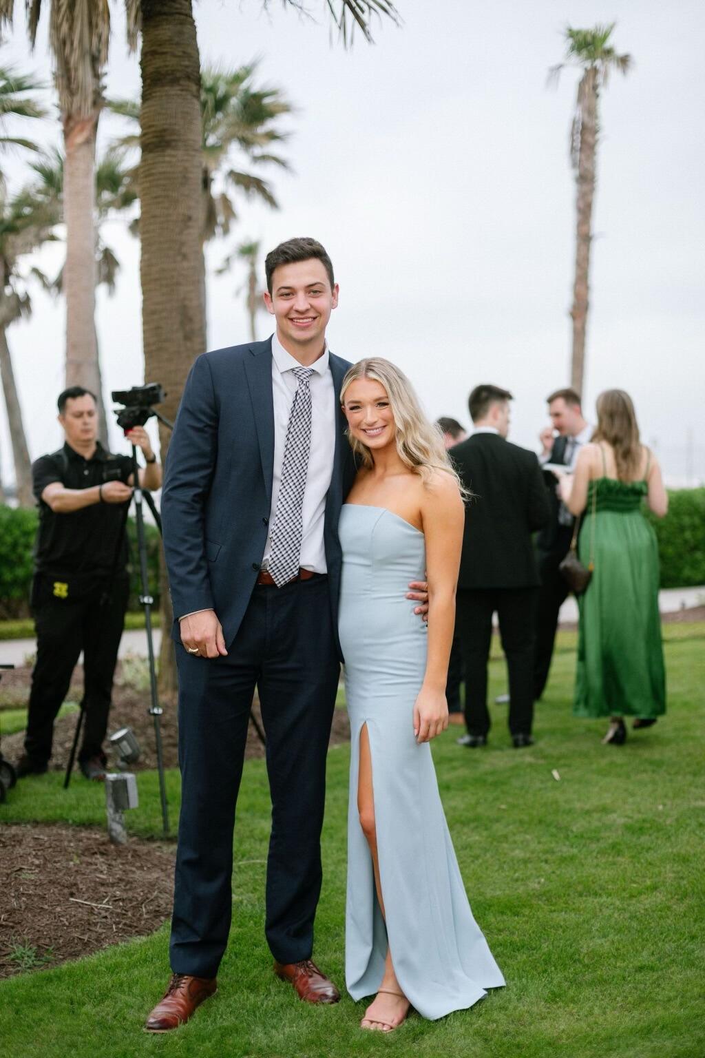 5 months into dating and Kai meets Katherine's extended family at Emily and John's wedding! If you know them, you love them and also know they are a loud and goofy crowd. Kai fit right in and has loved visiting them many more times since this day. We can't wait for many more memories, laughs, and game nights in North Carolina!