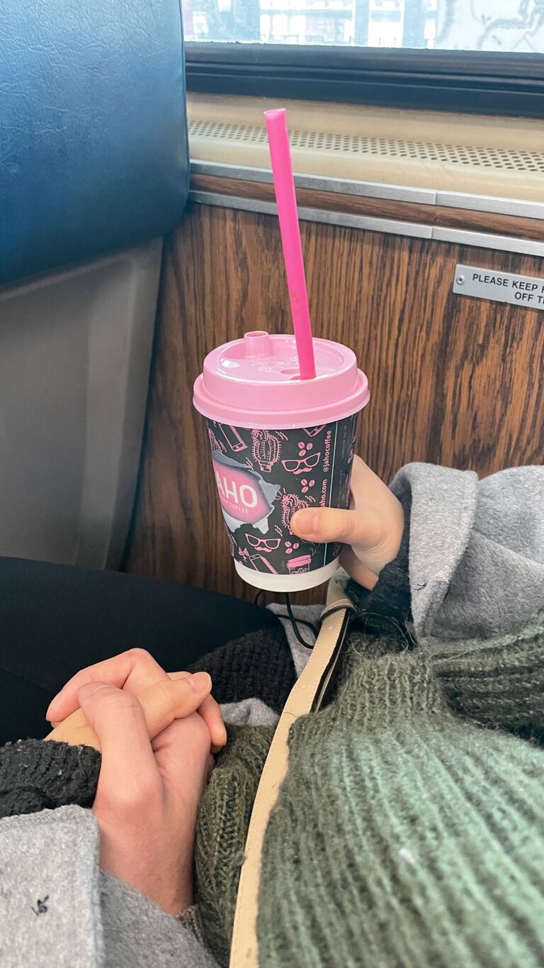 First time holding hands!!! And yes, we started dating haha, but it won't be featured in here. Maybe Hannah will tell a better story over on her side (I'm excited to see her story too).