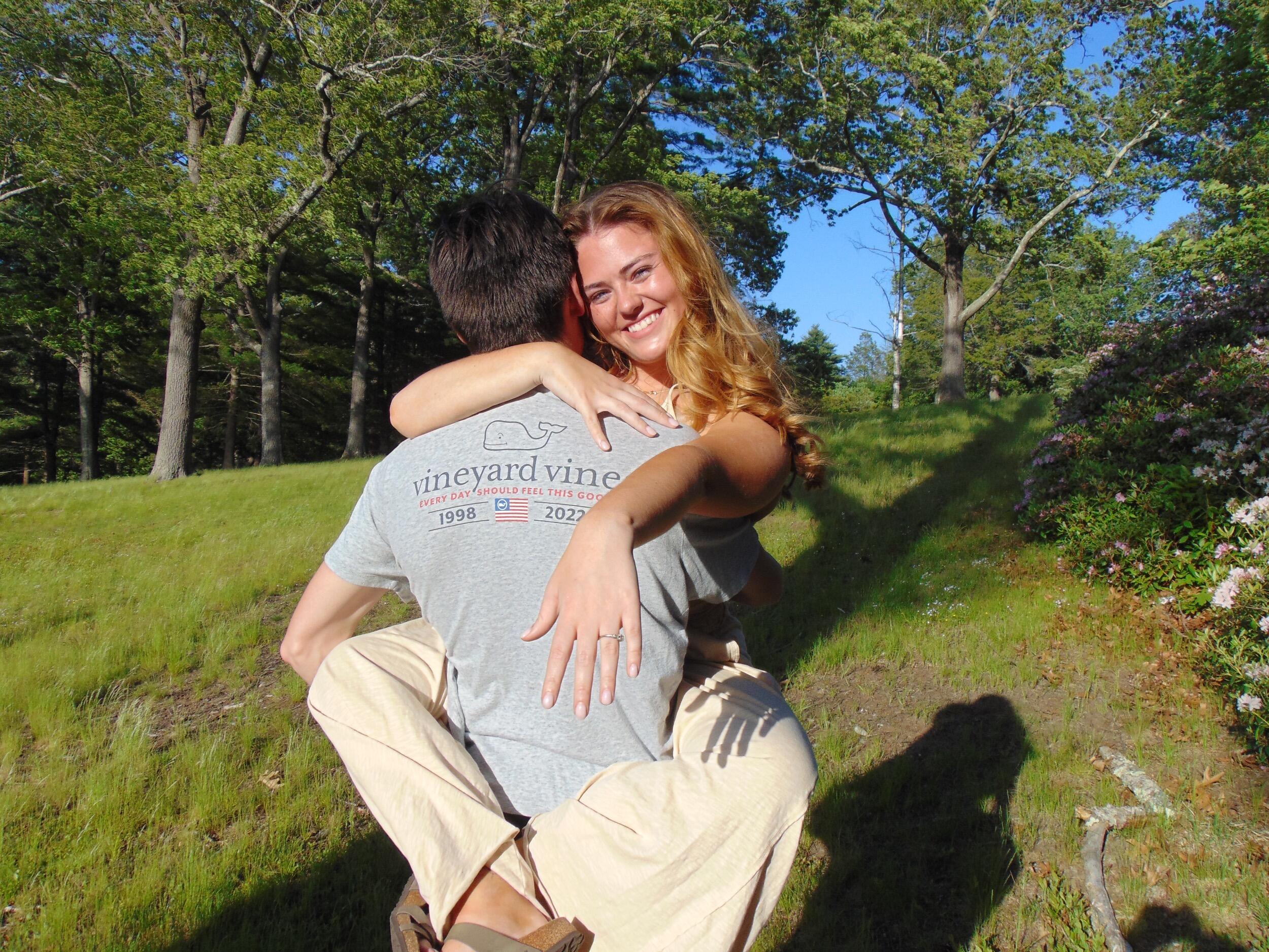 Jack proposed at Maudslay State Park. We had our first date here in 2021.