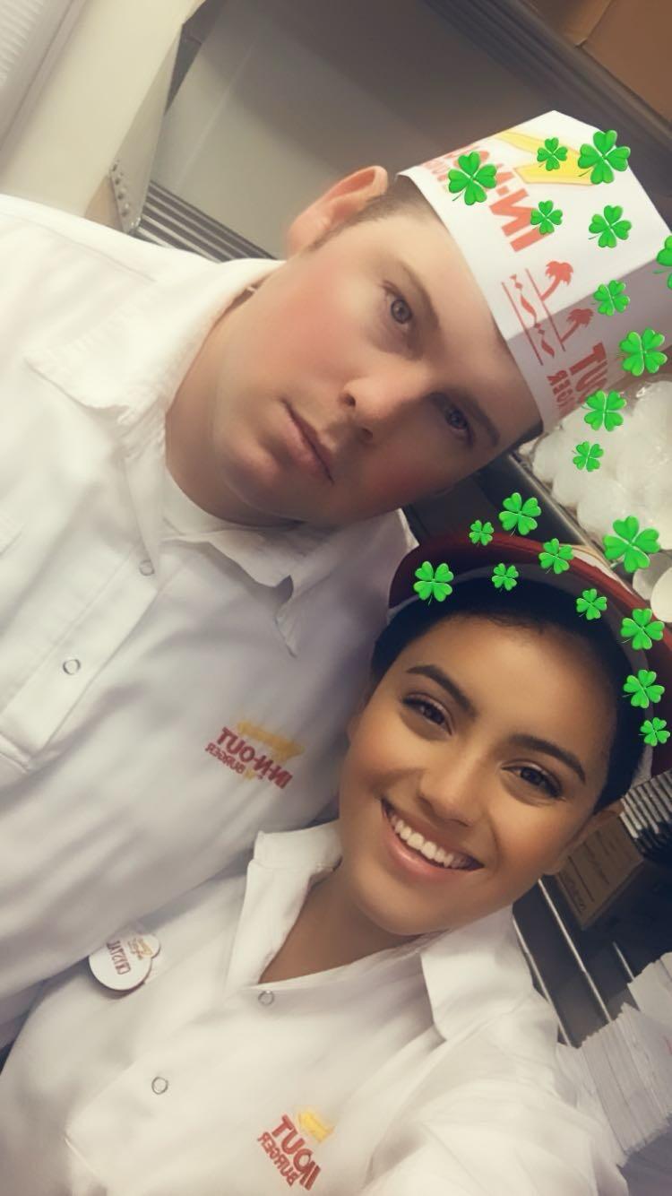 In-N-Out Where it all started! Can't you tell he's so happy to have found me :)  