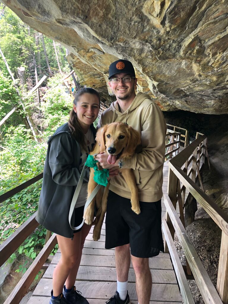 Jenai moved to WV for PA school. Tim moved to Bay City to pursue a new career. Tim made plenty of weekend trips to West Virginia over the next year. 