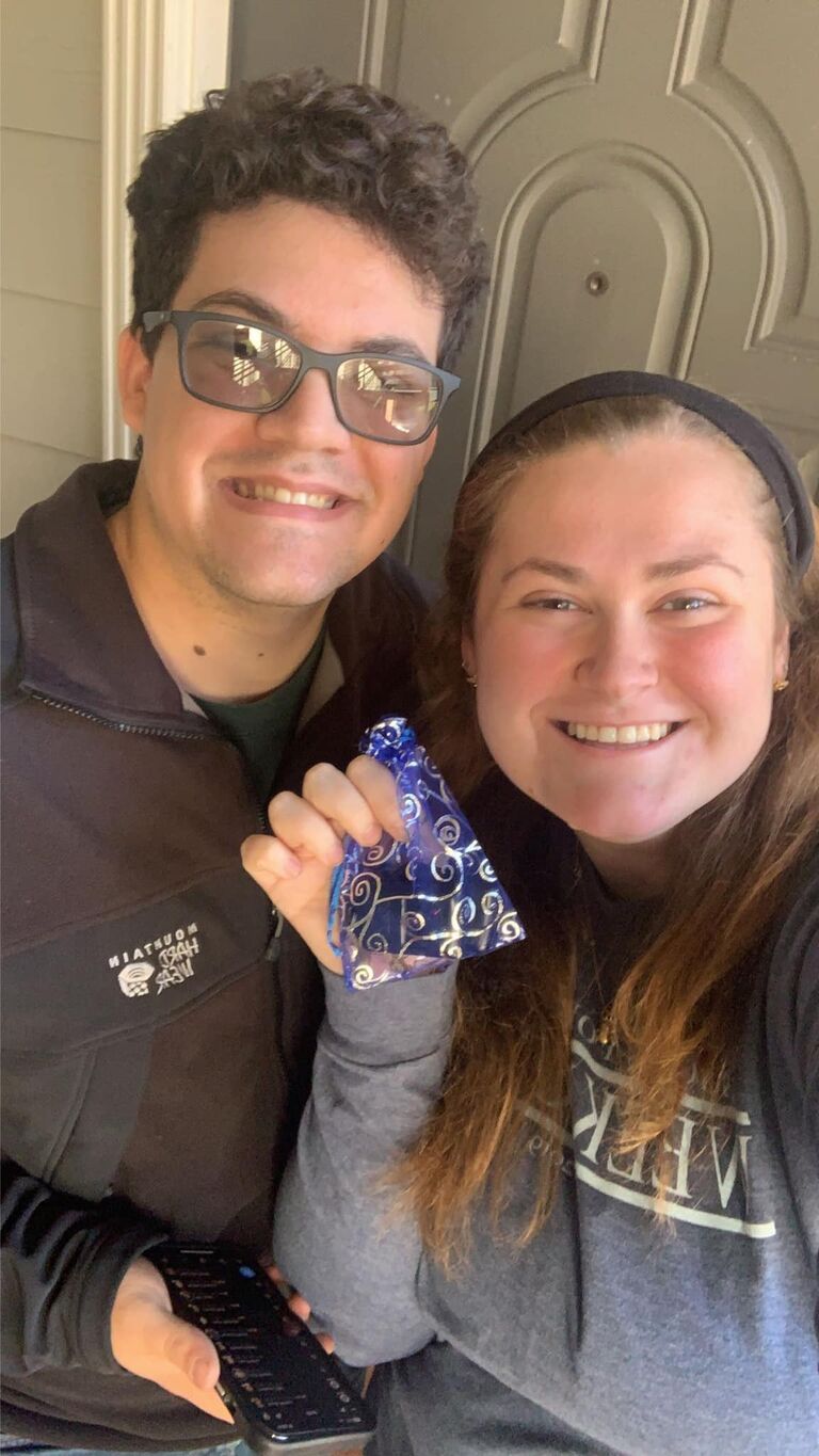 Our first apartment together.