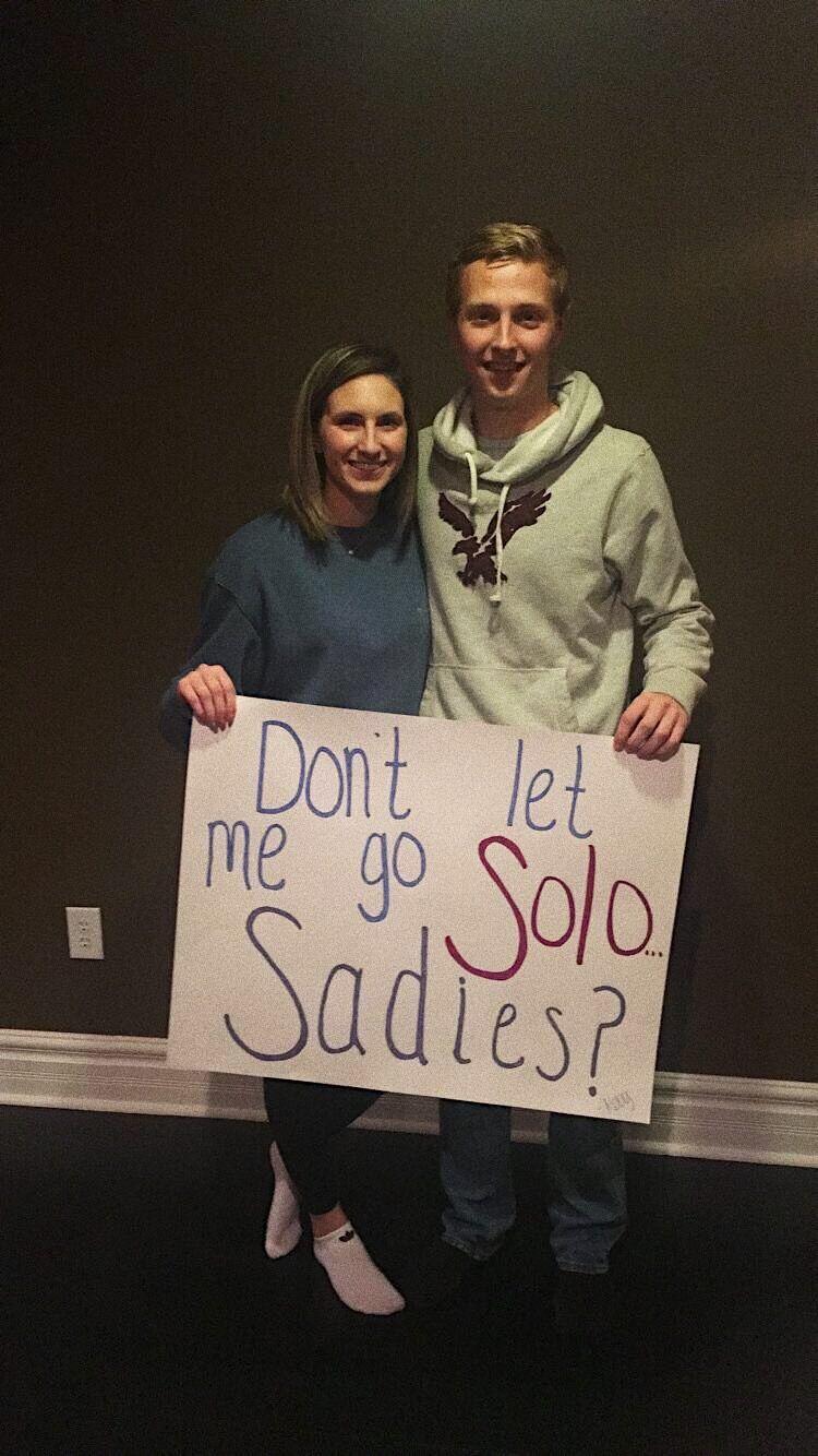 Although there isn't a photo from the actual first date at Bob Evans ... Abby asked Ethan to go to Sadies on the third date. 