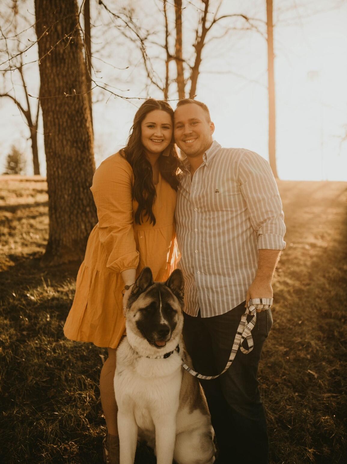 Our first family picture... pre-Nala :)