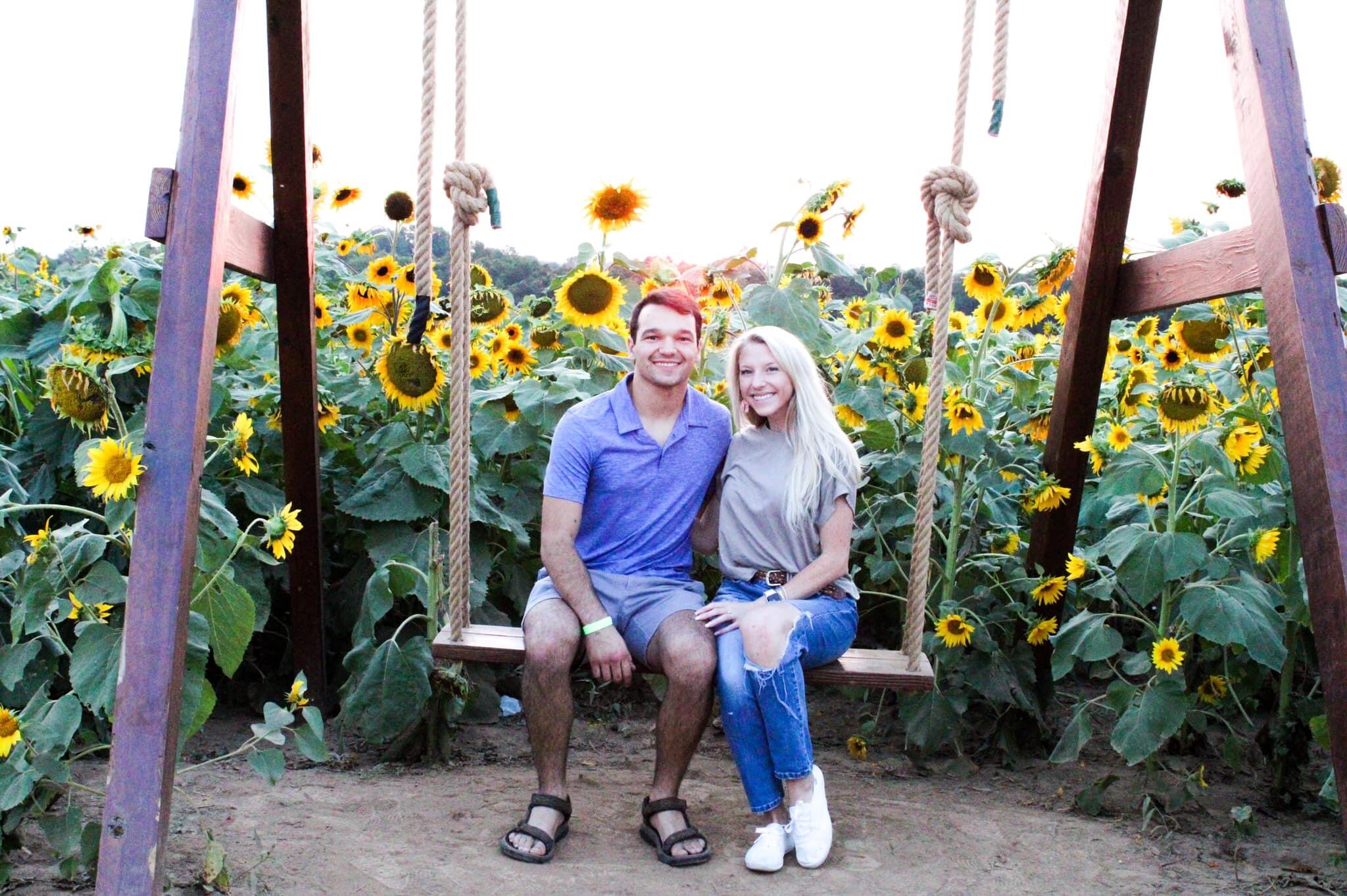 Our first time at the sunflower fields 