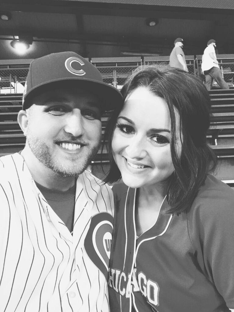 On a cool November night nearly nine years ago, Haley + Michael were at a mutual friend's apartment watching the Cubs win their first World Series in over a hundred years. Like a true gentleman, Michael gave Haley a ride home that night. The next day, Haley reached out to Michael to thank him, and the rest is history.