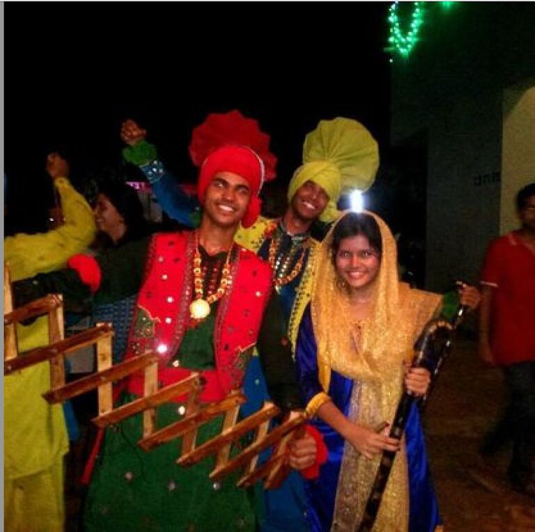 First Bhangra dance!