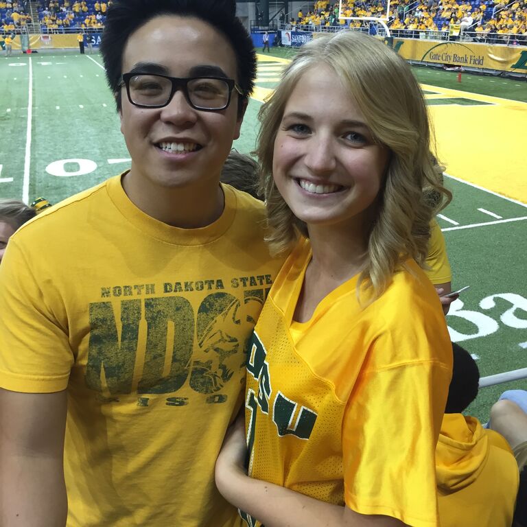 Bison football at the Fargodome