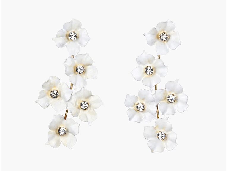 21 Floral Bridal Earrings That Add the Perfect Romantic Touch