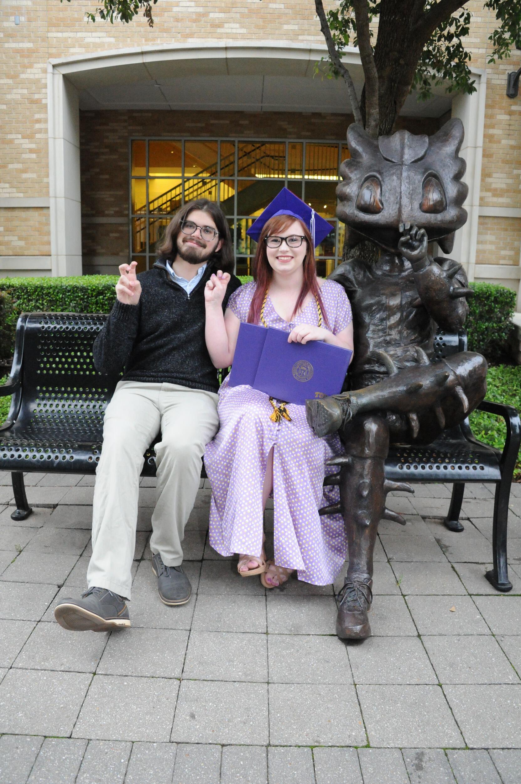 Grace graduates from TCU!