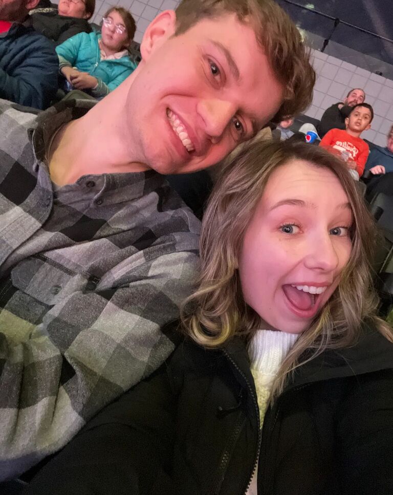 Jake invited Annika to a Griffins game  with Sean and Kyle!