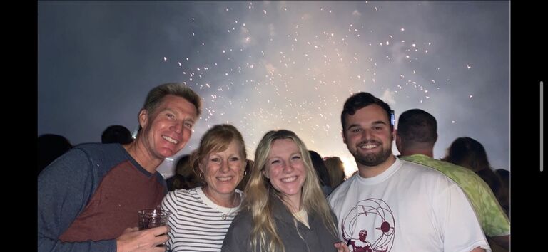 Labor Day Fireworks with the Lorenz Family