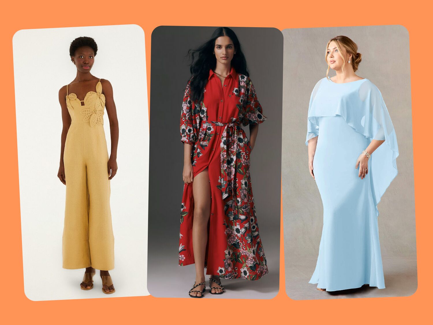 Mother of the bride dresses for a beach wedding. 