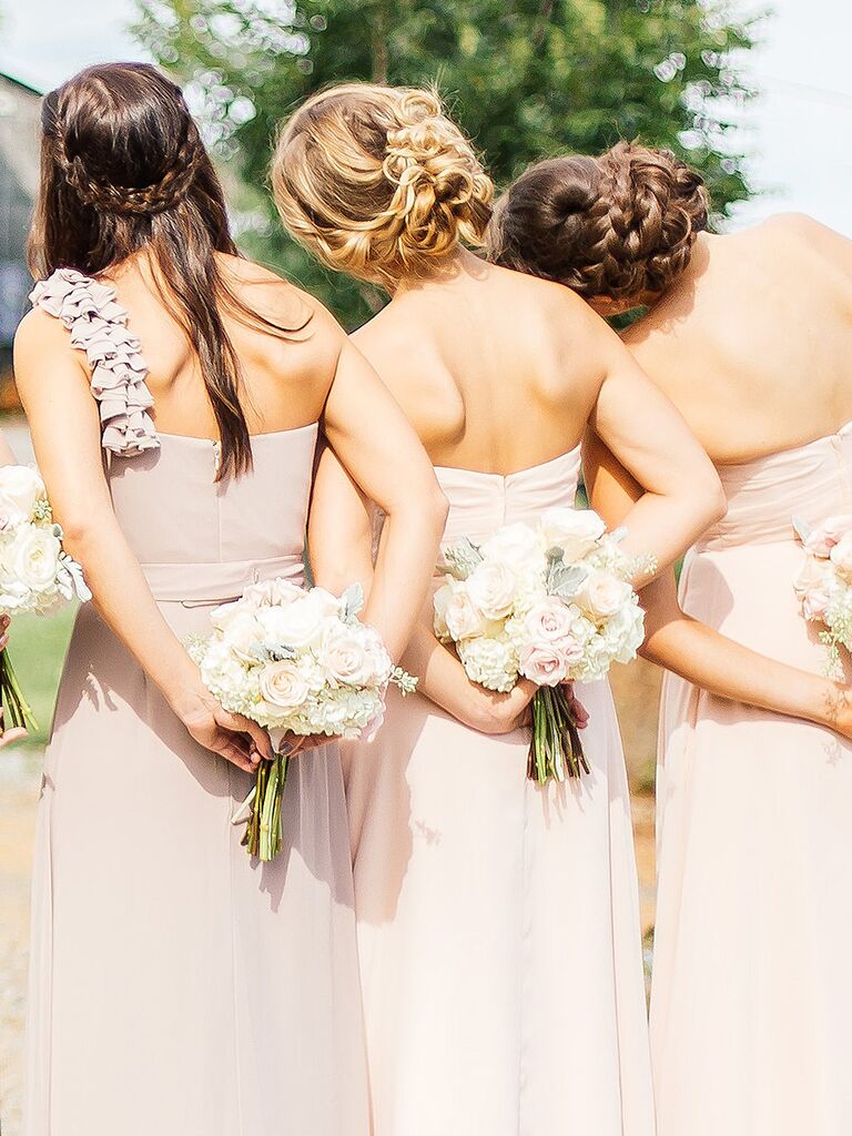 Bridesmaid hair clearance dress