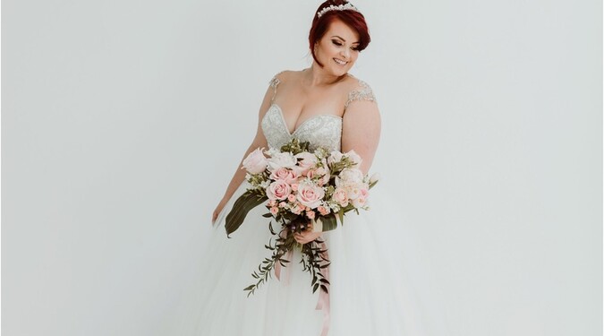 princess polly baby blue dress Ann Matthews Bridal