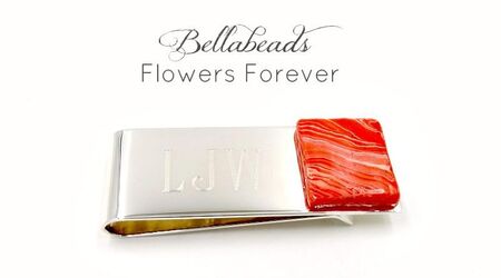 Flower Petal Initial - Small - Flowers Forever & Bellabeads