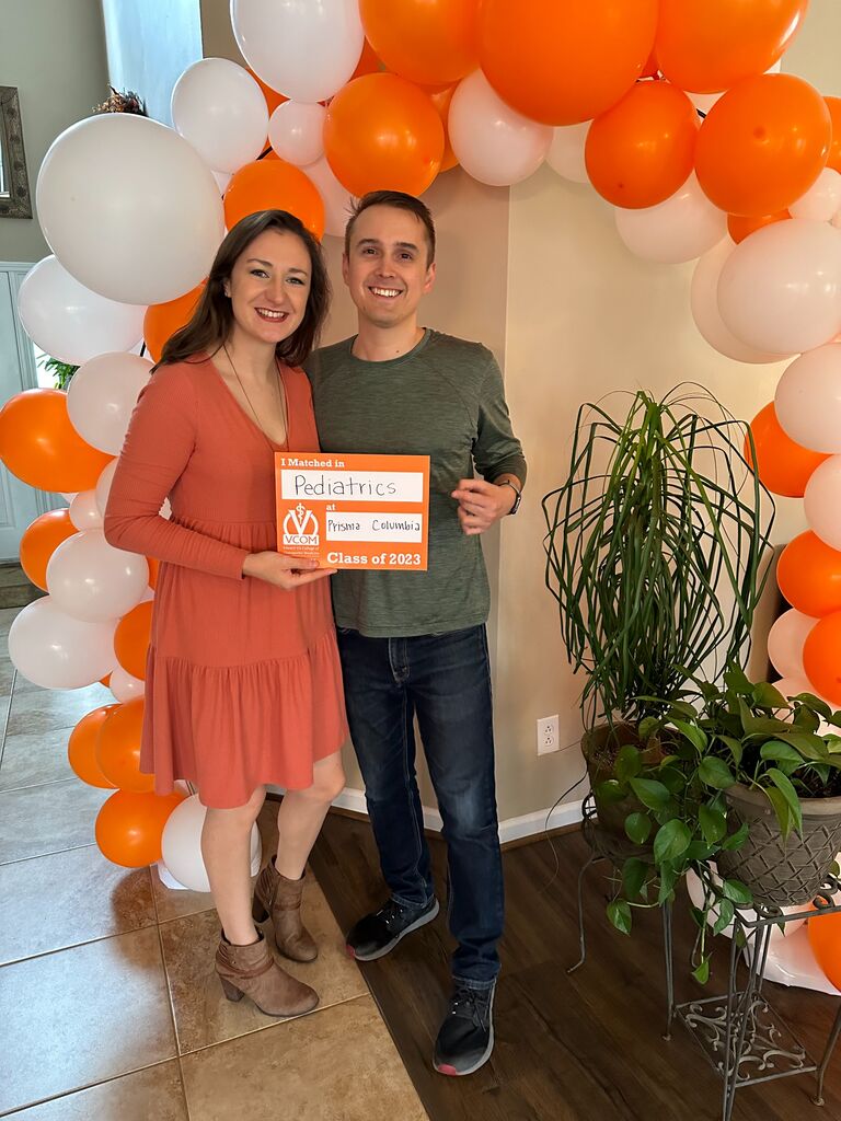Match Day! Found out we were moving to Columbia