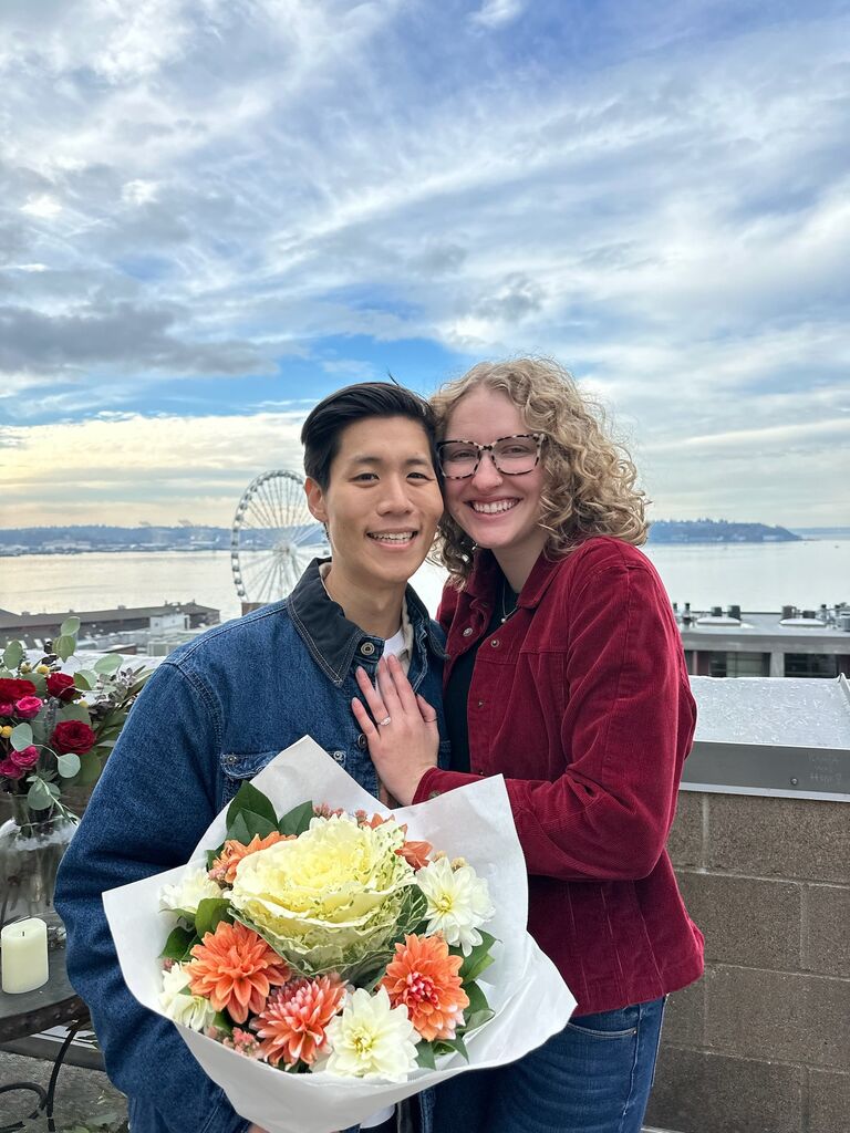 Engagement at Pike Place Market!