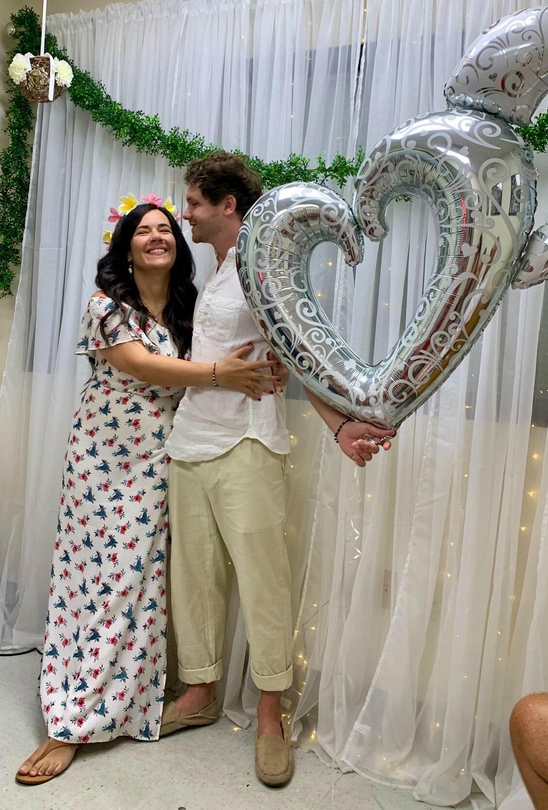 A wonderful day celebrating their intimate civil wedding in Manatee County Courthouse, FL
