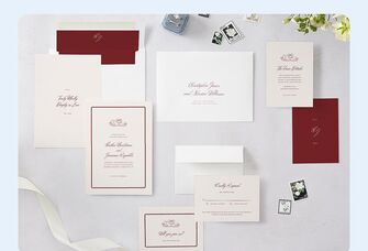Wedding invitation suite 