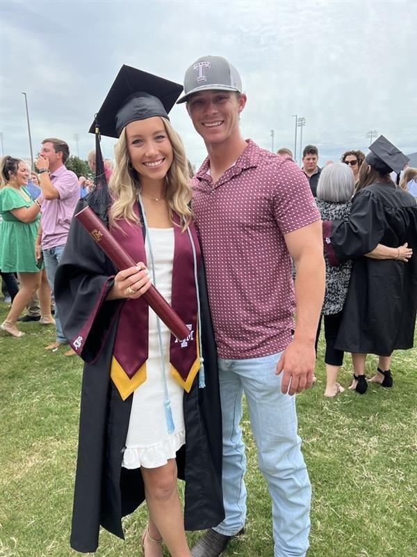 Cassidy graduated from Texas A&M and Garrett was forced to join "the cult"!