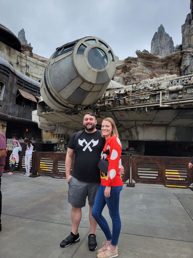Disney Land in Anaheim, California.