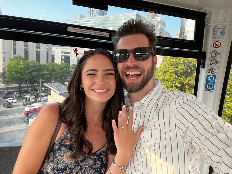 Andrew proposed!!! Christina said yes!!!