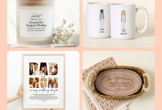 Thoughtful gifts for parents on the wedding day and after
