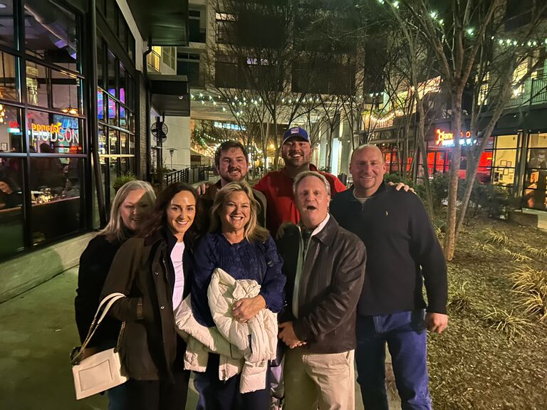 The first time our families met while in Atlanta for the boat show!