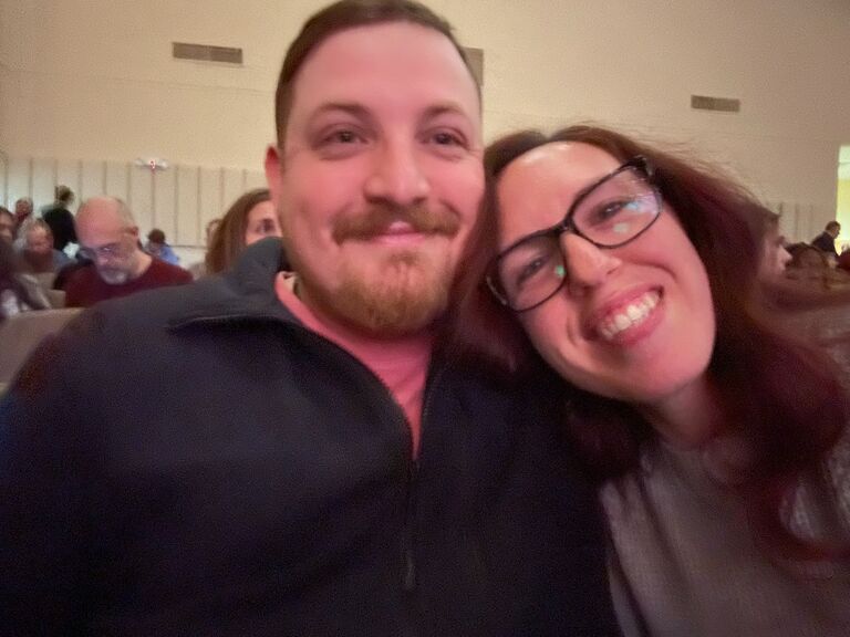 Our first of many Christmas celebrations together.