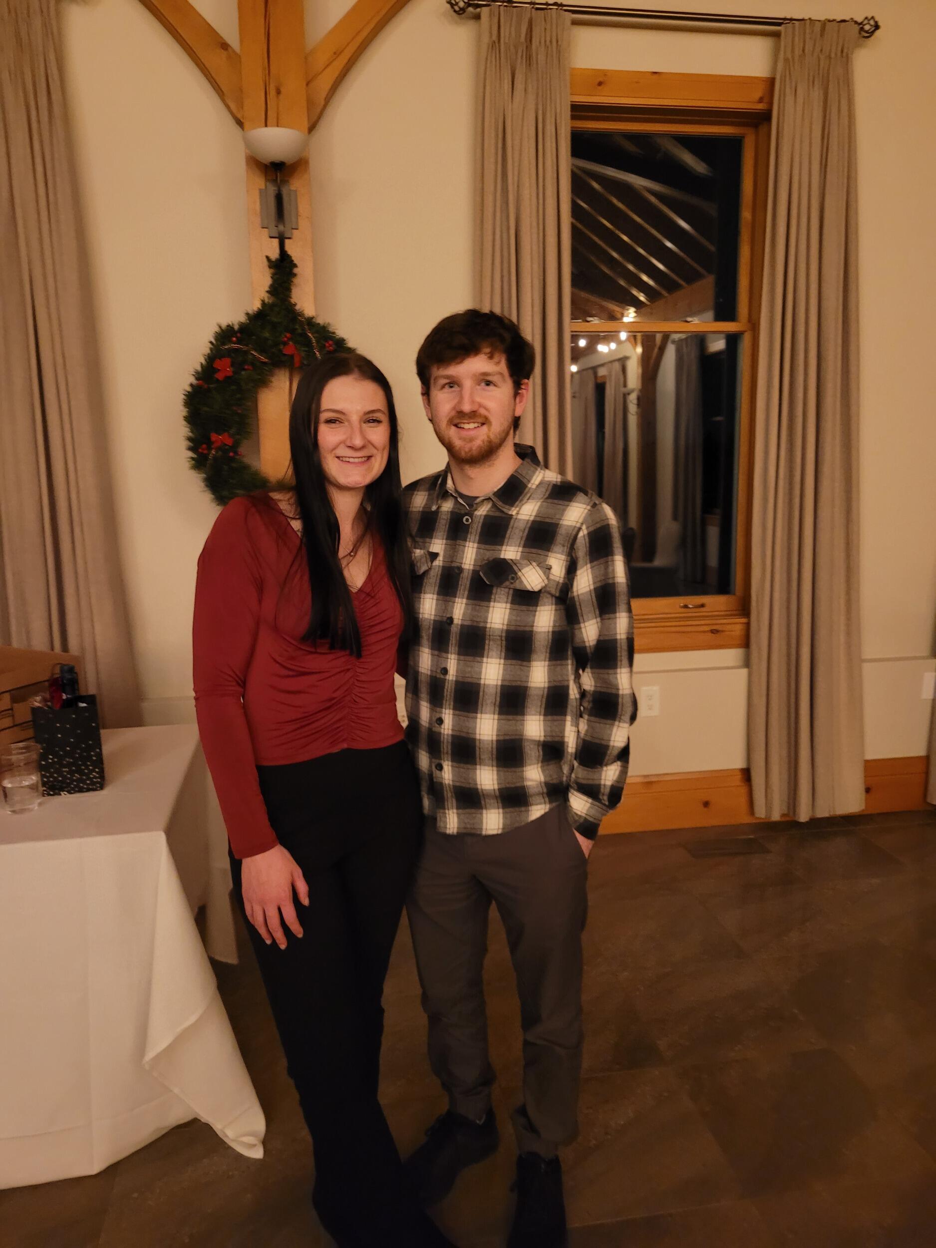 For the first few years at Matt's job, his co-workers didn't believe Alex existed. Since then, she has attended all of Matt's work Christmas parties which were always fun! P.S. Matt received notice that he officially passed his CFE and obtained his professional designation the same day as this Christmas party. 