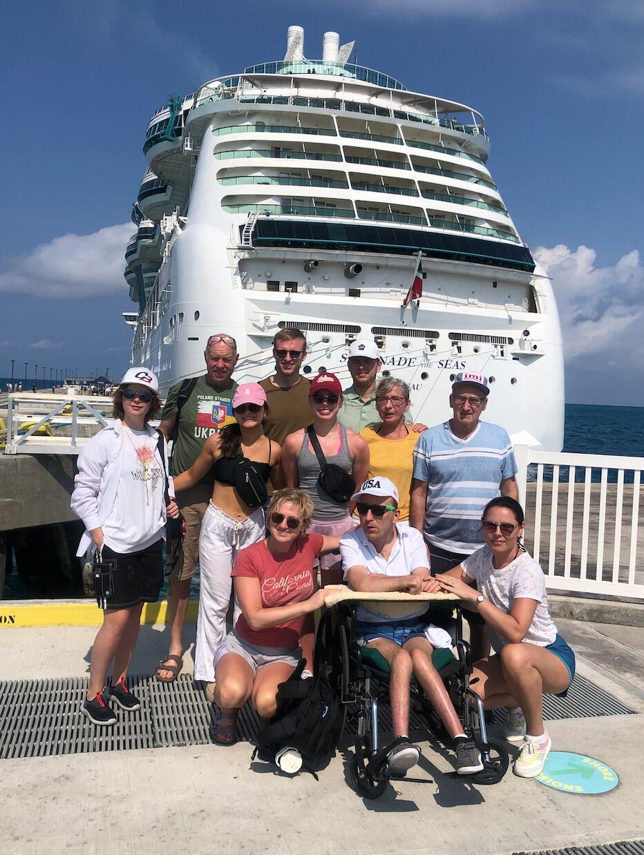 Their first big family trip together was a cruise around the Bahamas. What made it even more meaningful was that Danielle got to meet Matthew’s grandparents and extended family for the first time.